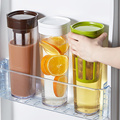 冰箱冷藏冷水壶家用耐高温凉水壶果汁冷泡瓶大容量塑料密封过滤瓶
