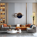轻奢现代科技布沙发直排设计师客厅自由组合北欧简约转角布艺沙发