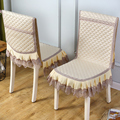 2022桌布罩椅子套罩椅套餐桌餐椅套蕾丝布艺凳子套歺桌套