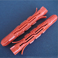 M8*60红色塑料膨胀管 塑胶膨胀钉胀塞胶塞螺栓自攻螺丝钉ROHS SGS