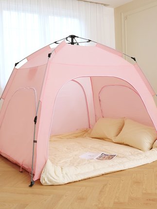 定制室内床上帐篷保暖可睡觉大人儿童家用全自动冬季保温防风防寒