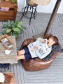 雅艺莎创意懒人沙发豆袋沙发单人小户型椅子卧室阳台客厅优选皮质