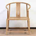 老榆木单人圈椅明式官帽椅新中式实木家具禅椅太师椅明清茶椅椅子