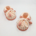 婴儿毛线鞋手工编织成品