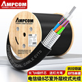 安普康（AMPCOM）室外光纤线A级铠装光缆GYTS层绞式单模24芯12地