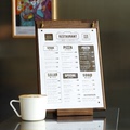 菜单夹胡桃木夹板实木展牌咖啡价目表菜单展示牌菜单设计制作打印