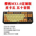 樱桃 cherry MX1.0游戏RGB背光机械键盘87/108键黑轴红轴茶轴3810