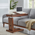 床边桌实木电脑桌子小户型卧室可折叠移动升降懒人床上书桌