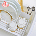 厨房沥水碗架家用碗筷收纳盒大容量餐具收纳箱置物V架带盖塑料碗