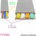 太丰 TVVBG3/4/5芯*6 带钢丝扁平电梯电缆随行线柔软耐弯曲耐油CE