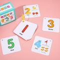幼儿园宝宝儿童数字卡片0到1到10到100早教认知幼儿学数字卡识数
