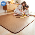 客厅地板垫夏季藤席地毯定 做榻榻米垫子加厚房间铺凉席地垫