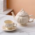 杯子创意复古宫廷风咖啡杯下午茶杯套装英式浮雕陶瓷水壶欧式杯子