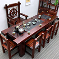 老船木茶桌椅组合实木功夫茶几中式泡茶台茶具套装家用一体茶艺桌