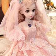60厘米洋娃娃玩具女孩公主2023新款换装套装大号生日芭礼盒仿真比