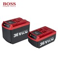 BOSS波士36V电动工具通用电池36V2.0 36V40 36V 12A 电镐电锤通用
