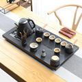 整块乌金石茶盘全自动一体茶具套装家用功夫单壶天然简约大小茶台