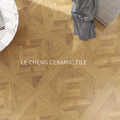 凡尔赛木纹拼花瓷砖800x800胡桃木客厅法式复古卧室防滑地板砖