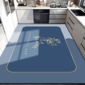 硅藻泥厨房满铺地垫防滑防油吸水脚垫家用耐脏免洗可擦地毯可定制