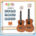 新款阿德拉Adela 喵C / 猫蜀黍尤克里里初学者23寸单板ukulele