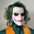 黑暗骑士小丑joker乳胶面具头套万圣节直播表演恶搞恐怖道具