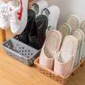 日本鞋子收纳鞋架鞋托简易经济型塑料收纳架宿舍鞋柜整理神器鞋托