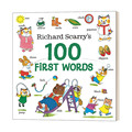 英文原版绘本 Richard Scarry's 100 First Words 理查德·斯凯瑞的100个第一个单词 英文版 进口英语原版书籍