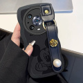 高级感压印纹米老鼠腕带支架适用荣耀Magic5手机壳潮女款X40GT秋冬X20新款华为P60Pro个性Magic5Pro高级感X50