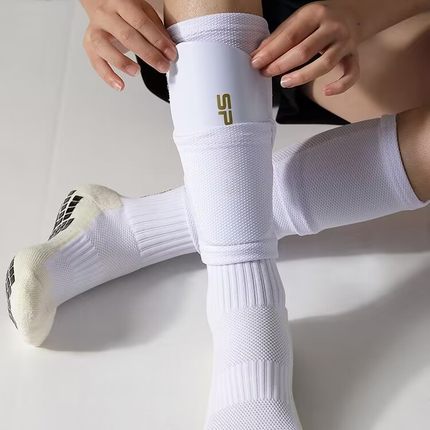 升级款全包双层透气护腿板套专业足球考试比赛护具小腿固定套袜套