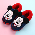 迪士尼儿童棉拖鞋包跟可爱冬季居家防滑小中大童男童女童宝宝棉鞋