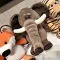 森林动物公仔长颈鹿大象狮子猴子狗老虎活动礼物儿童生日毛绒玩具