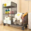 玩具收纳箱带轮客厅家用儿童零食杂物储物筐可移动宝宝绘本收纳柜