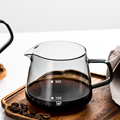 耐热手冲咖啡分享壶滤杯滴漏式咖啡过滤器彩色玻璃咖啡器具套装