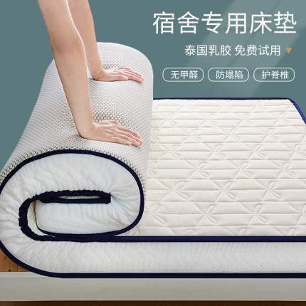 乳胶床垫软垫加厚床垫子宿舍学生单人专用海绵垫床褥垫可折叠定制