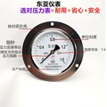 直销东亚仪表Y-100ZT压力表轴向带边液压蒸汽真空气压表1.6/2.5/4