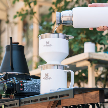 美式保温stanley户外咖啡壶便携式咖啡滤杯手冲咖啡杯子漏斗滤网