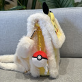 正版pokemon宠物精灵pikachu皮卡丘欢乐单肩包斜挎包包