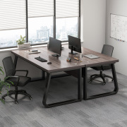 职员办公桌椅组合四六人位办公室电脑桌工位家具现代简约屏风卡座