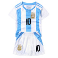 成人儿童足球服24新款阿根廷梅西球衣男童女童速干运动训练服定制