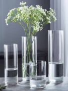 玻璃花瓶家用大号富贵竹水养客厅摆件装饰落地水培百合插花透明
