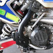 适用KTM SX125/150 16-18摩托车改装配件车架保护罩侧身防摔护盖