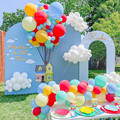 幼儿园毕业典礼晚会布置户外生日派对气球装饰周岁百天宴kt板定制