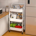 厨房用品多功能置物架多层收纳架子碗碟架蔬菜篮橱柜落地放零食架