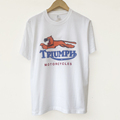 triumph motorcycle-Tshirt凯旋摩托复古老虎卡通印花重磅T恤短袖