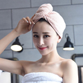 日本干发帽超强吸水加厚速干包头巾女长发可爱浴帽子珊瑚绒干发巾