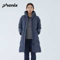 phenix菲尼克斯 女子中长款羽绒服90%白鸭绒加厚户外 PH962OT76