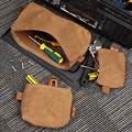 帆布小包收纳包简易用结包维修电工工具袋湿蜡耐五金工具实便携