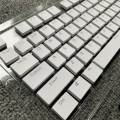 机械键盘全平矮键帽巧克力个性黑色白色卫星轴104/87超薄类笔记本