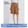BLUE ERDOS秋冬宽松简约美拉德直筒女西装短裤B236M5005