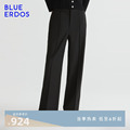BLUE ERDOS春夏女装时尚阔腿裤直筒裤职业西装休闲裤